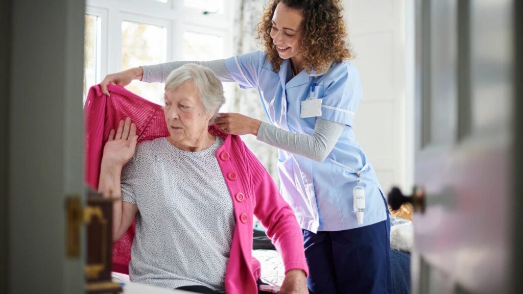 Physio zu Hause beim Patienten